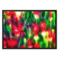 Candle Bloom Flowers 2 Framed Canvas