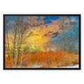 Winter Meadow Framed Canvas