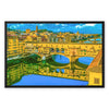 Il Ponte Vecchio - Firenze Italia Framed Canvas
