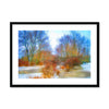 Winter Pond Framed & Mounted Print