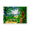Montioni Vineyards - Valley View Montefalco Framed Print