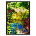 Devotion - Monet's Gardens Giverny France Framed Canvas