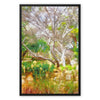 Winter Treescape - Zilker Botanical Garden Austin Framed Canvas