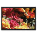 Flower Cups 4 Mission Viejo Framed Canvas