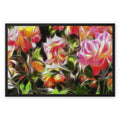 Roses 2 - Sacramento Capitol Park Framed Canvas