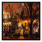 Fallen Angel - Notre Dame Cathedral Paris Before the Fire Framed Canvas