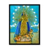 Blue Madonna - Lecce Framed Print
