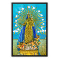 Blue Madonna - Lecce Framed Canvas