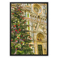 Cattedrale Santa Maria del Fiore - Christmas Tree Framed Canvas